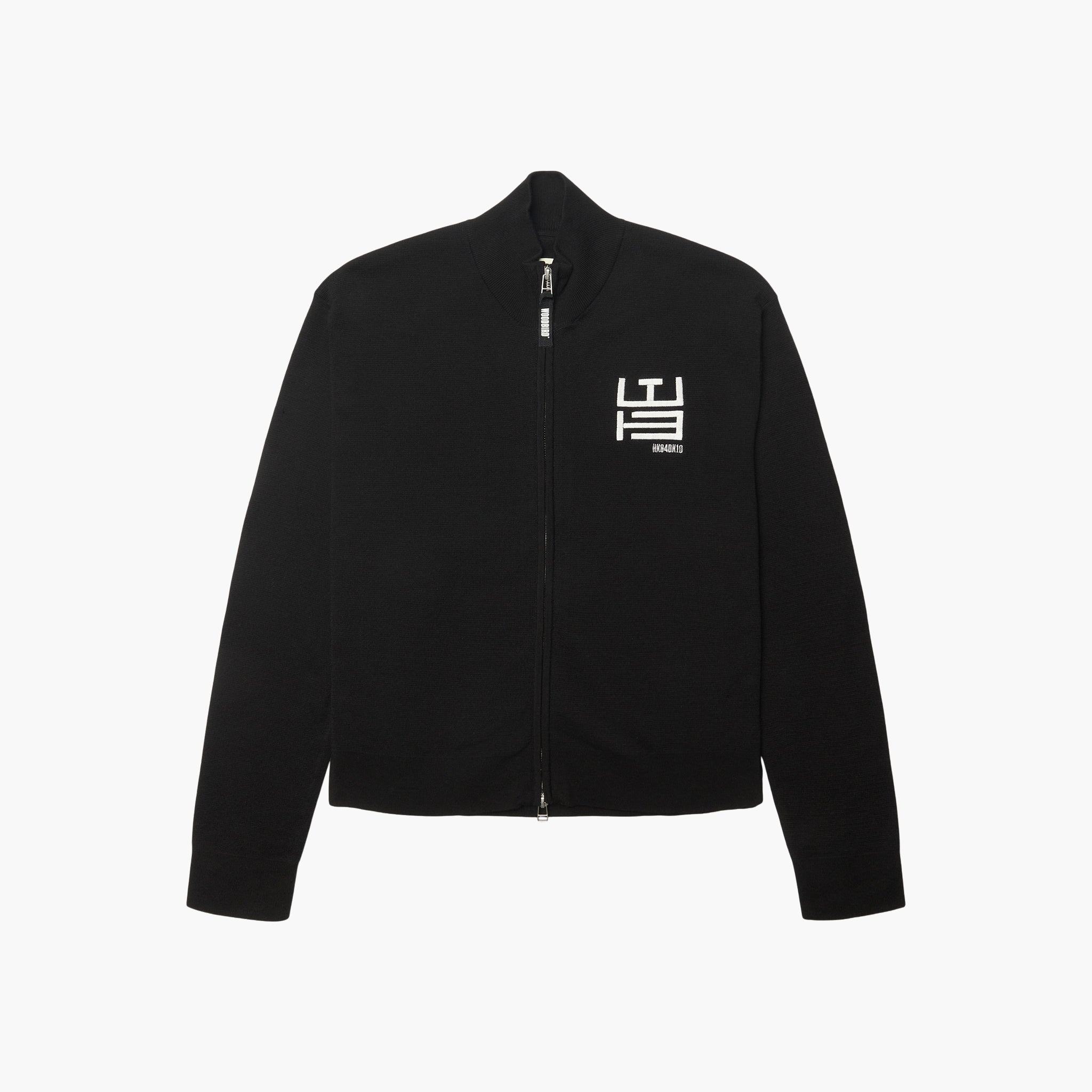 Woodbird WBFang Full Zip Cardigan - Black