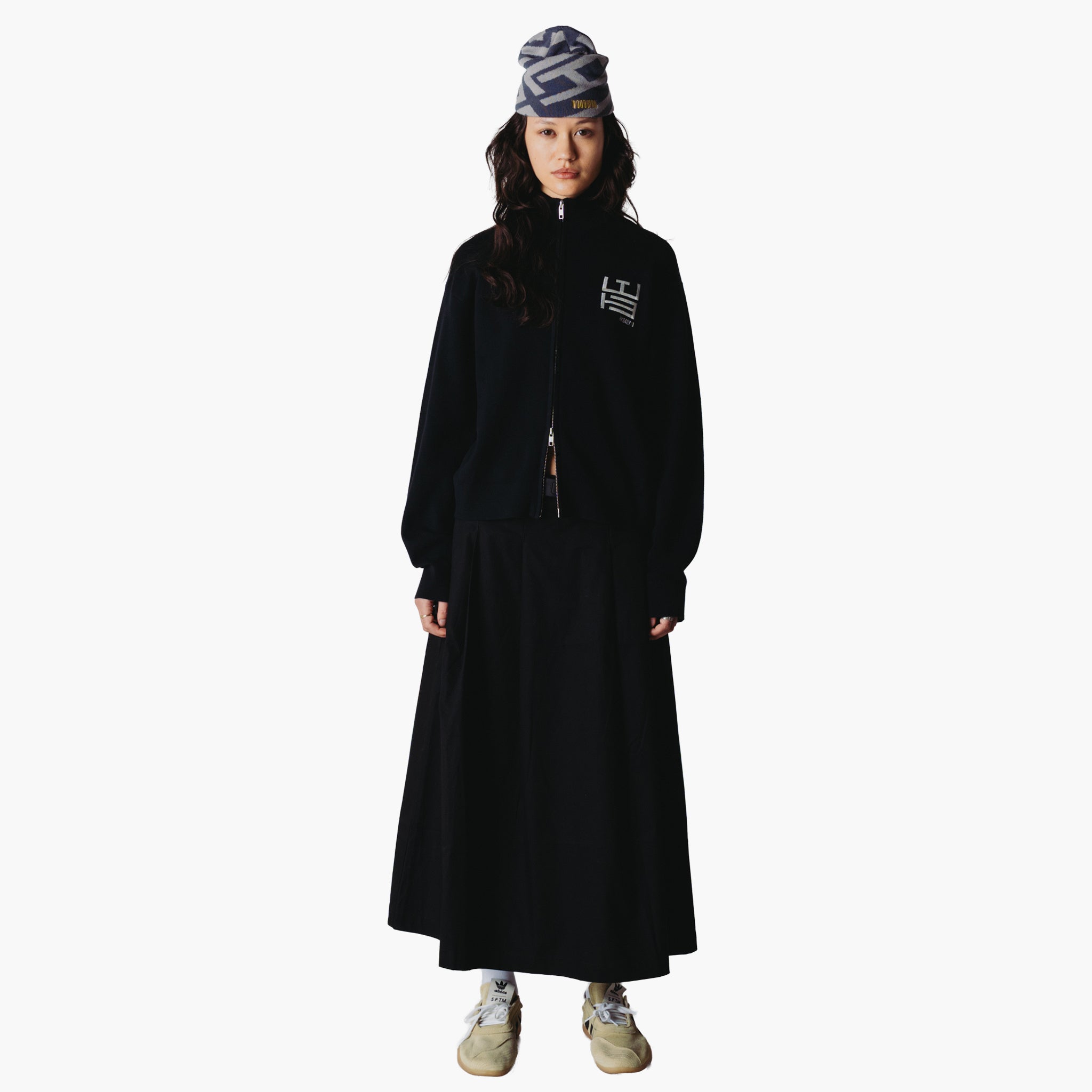 Woodbird WBFang Full Zip Cardigan - Black