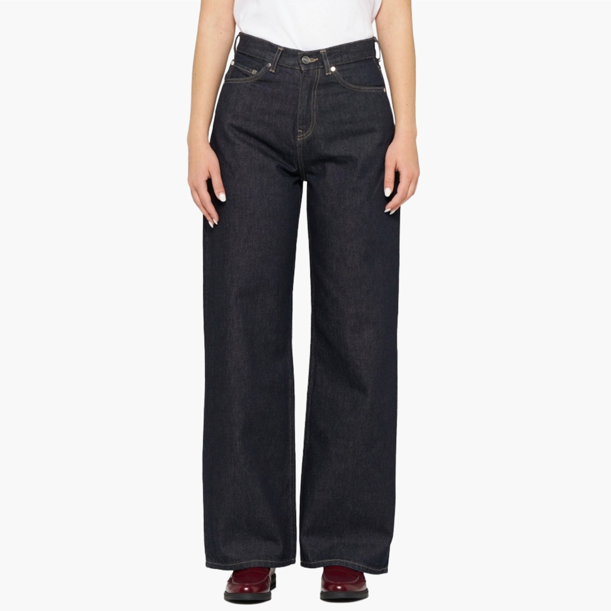 Edwin Women Olivia Pant - Artic Blue Denim Rinsed
