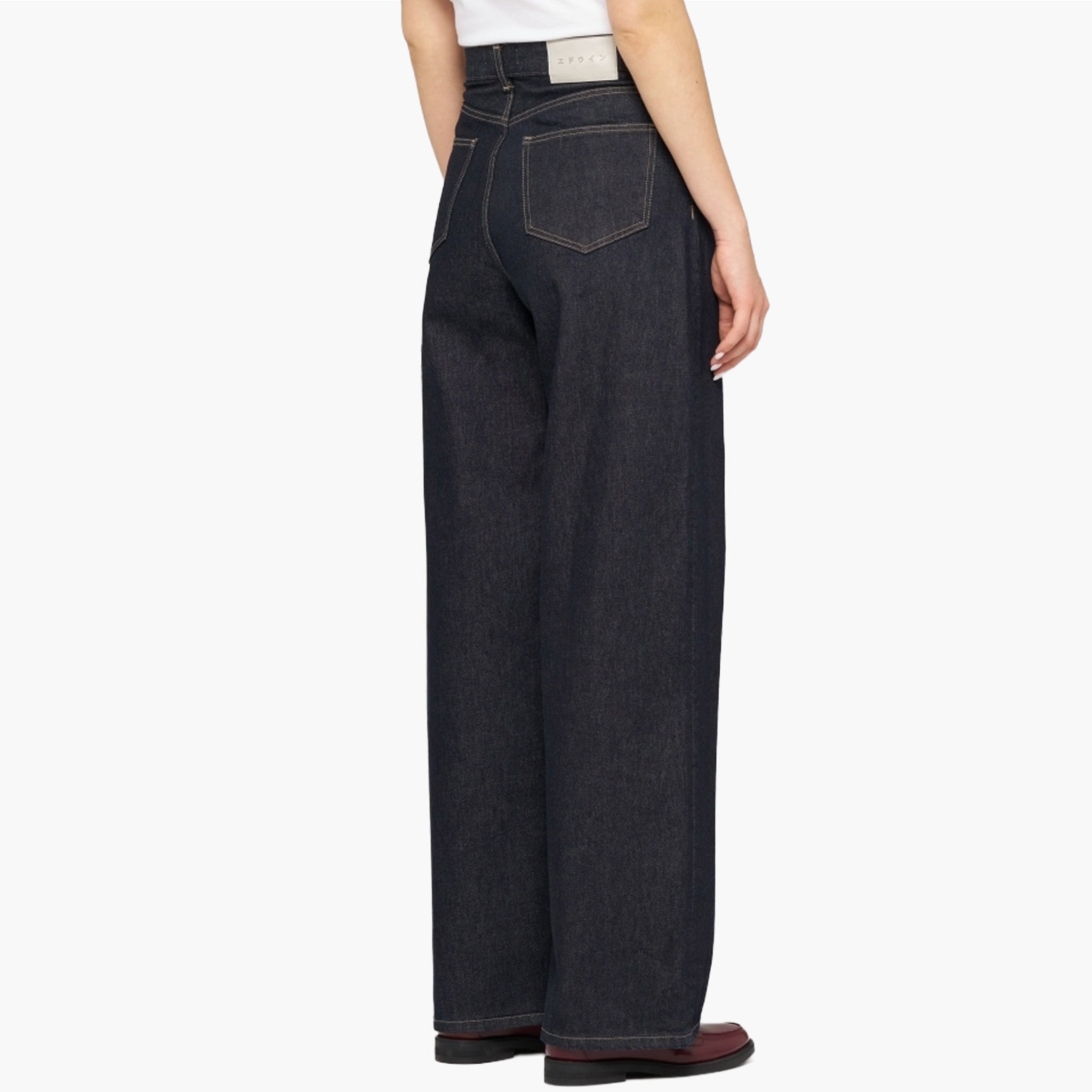 Edwin Women Olivia Pant - Artic Blue Denim Rinsed