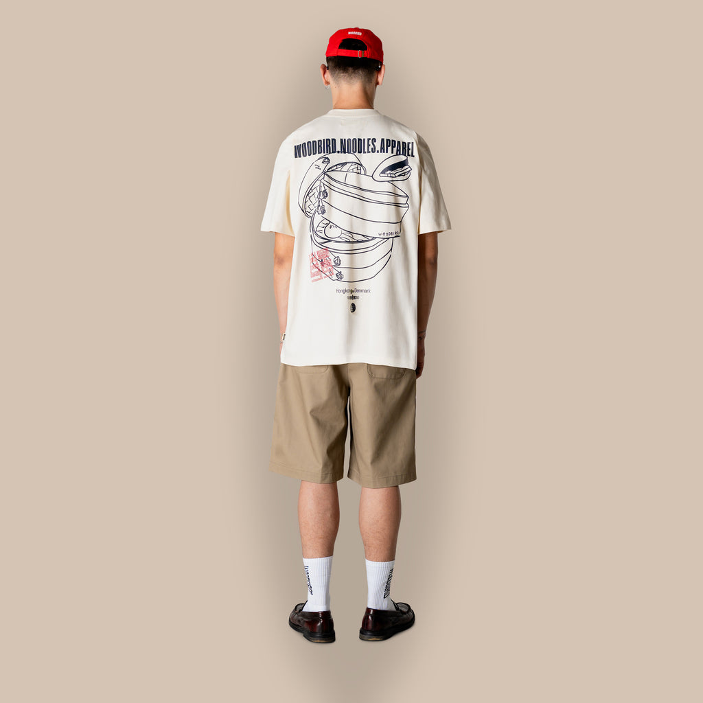 Woodbird WBBaine Nopa T-Shirt Off White