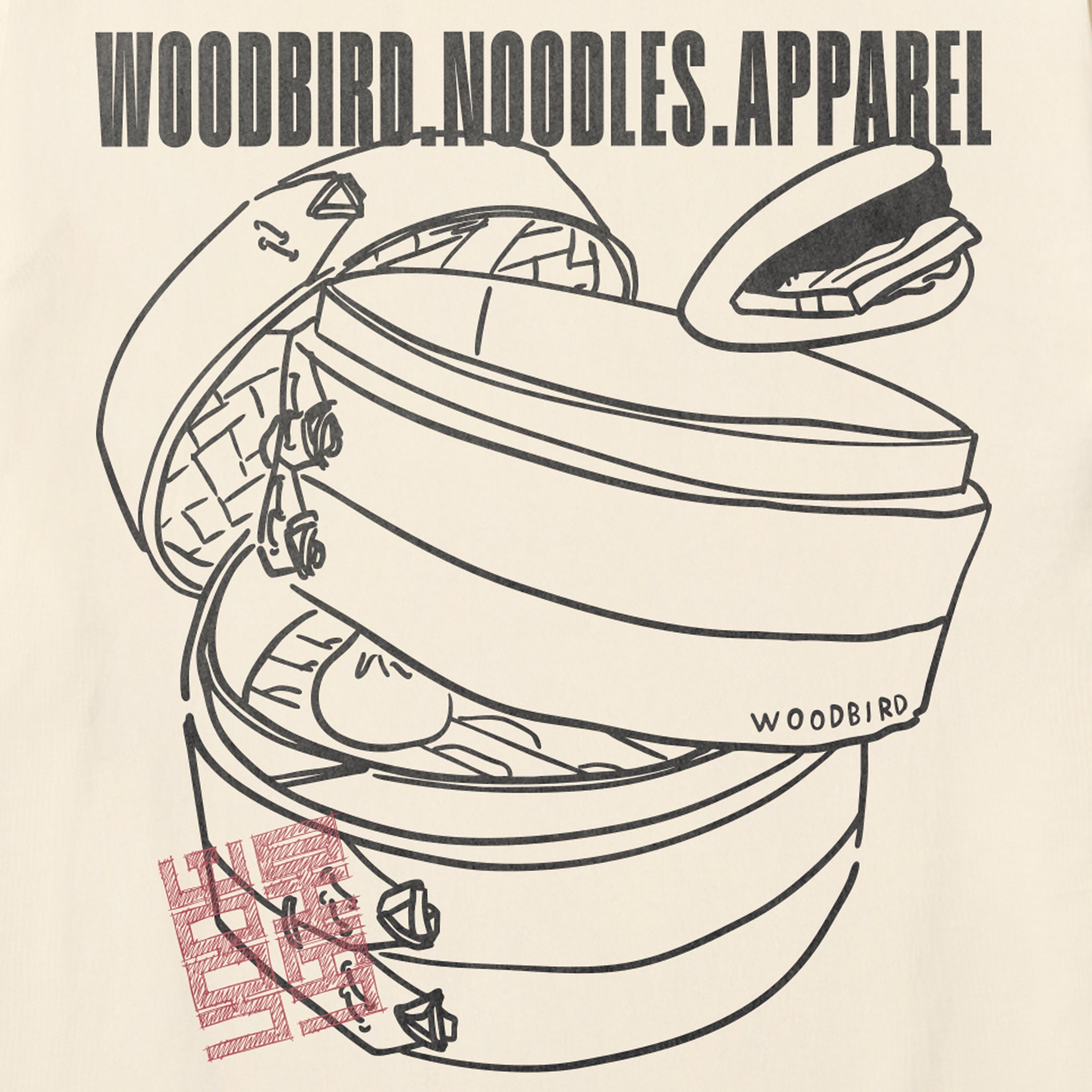 Woodbird WBBaine Nopa T-Shirt Off White