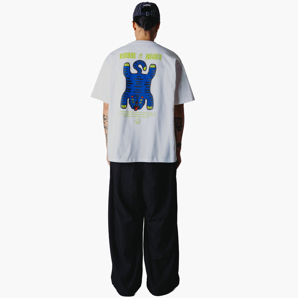 Woodbird WBBaine Tiger Tee - White