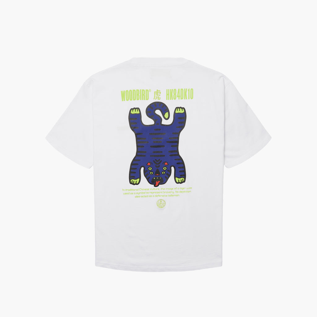 Woodbird WBBaine Tiger Tee - White