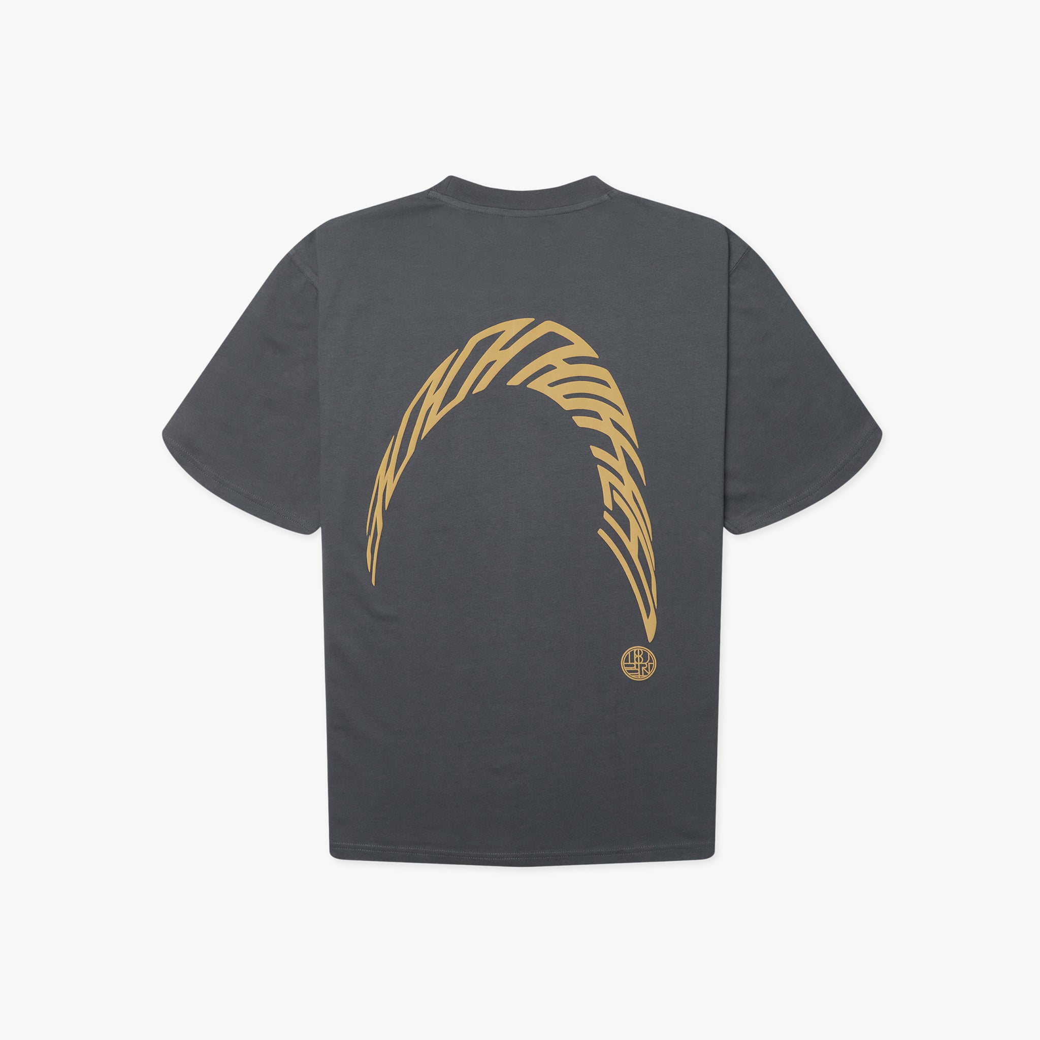 Woodbird WBBaine Warp T-Shirt - Slate Blue