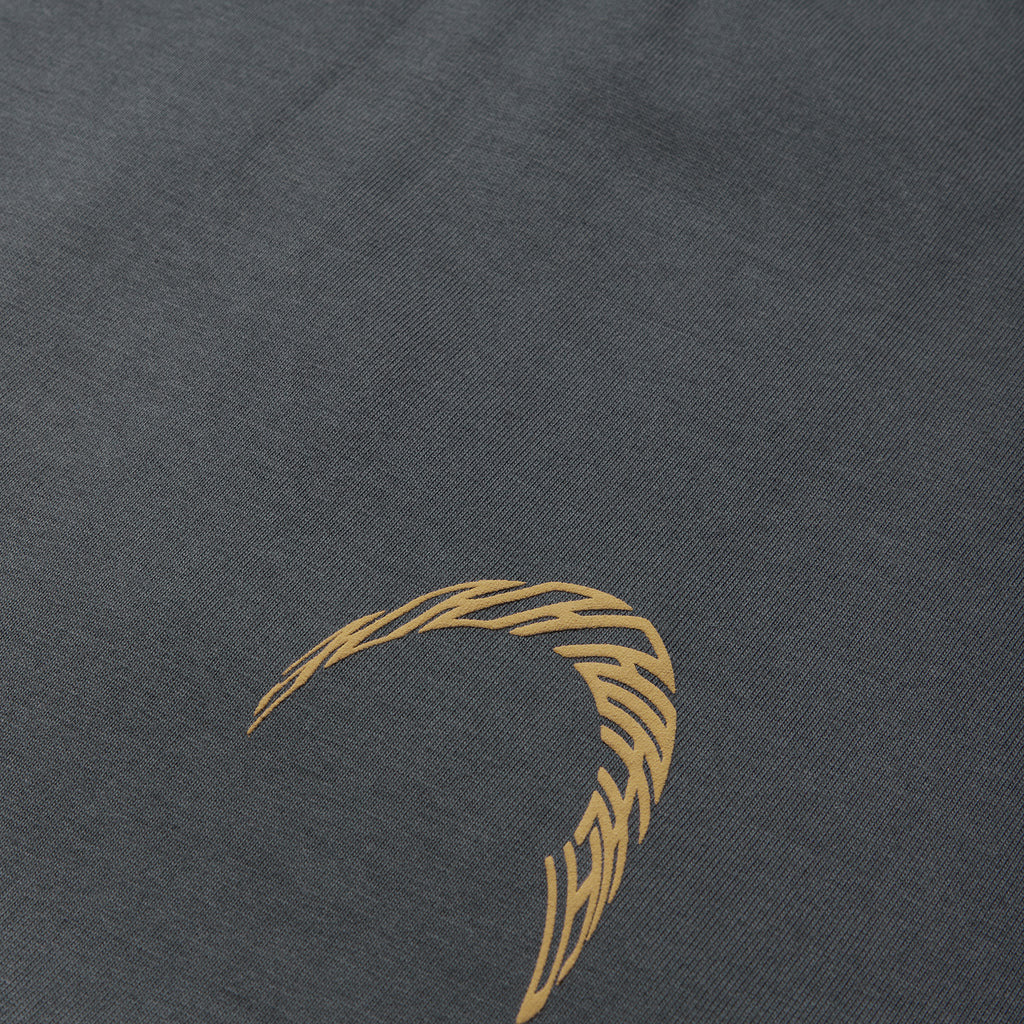 Woodbird WBBaine Warp T-Shirt - Slate Blue