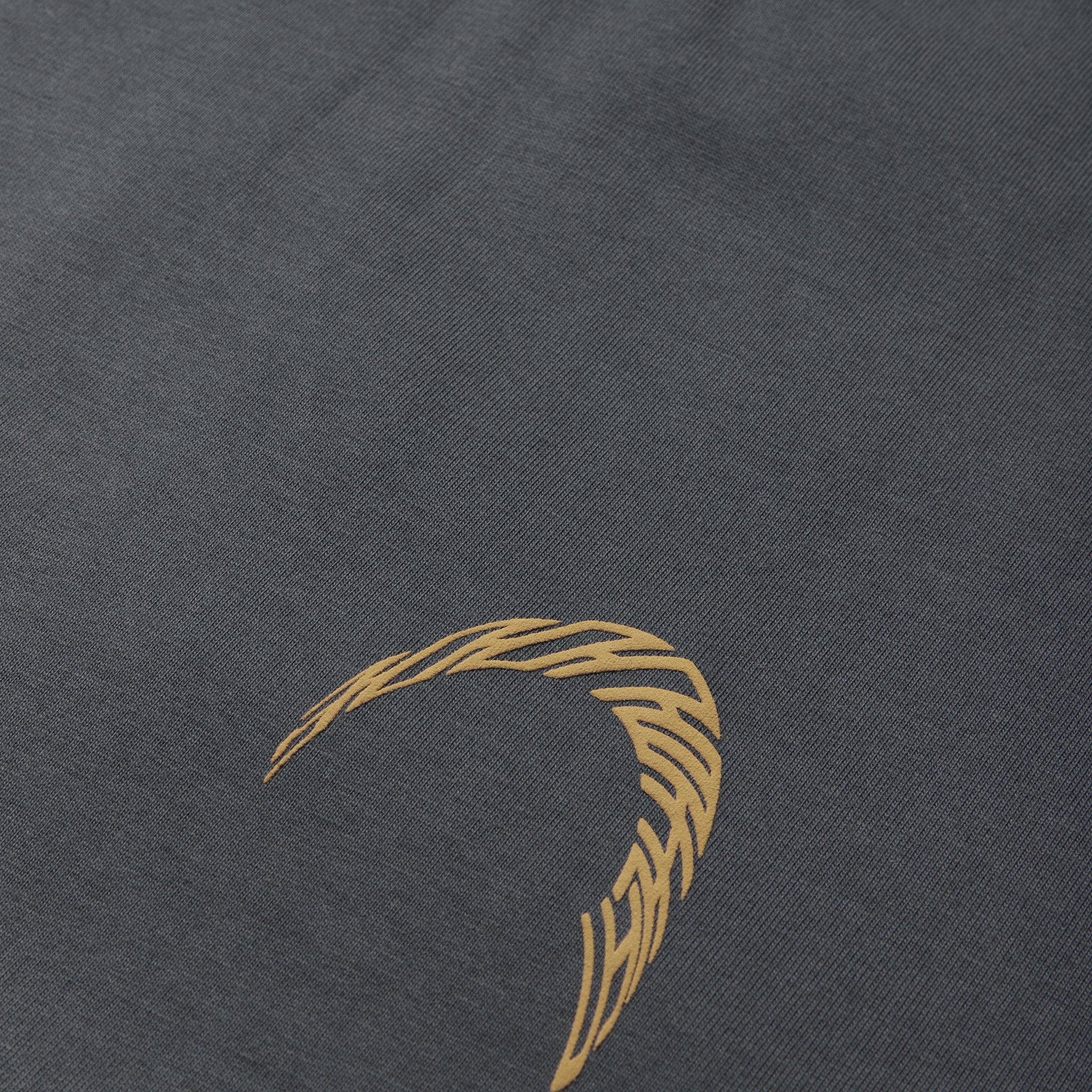Woodbird WBBaine Warp T-Shirt - Slate Blue
