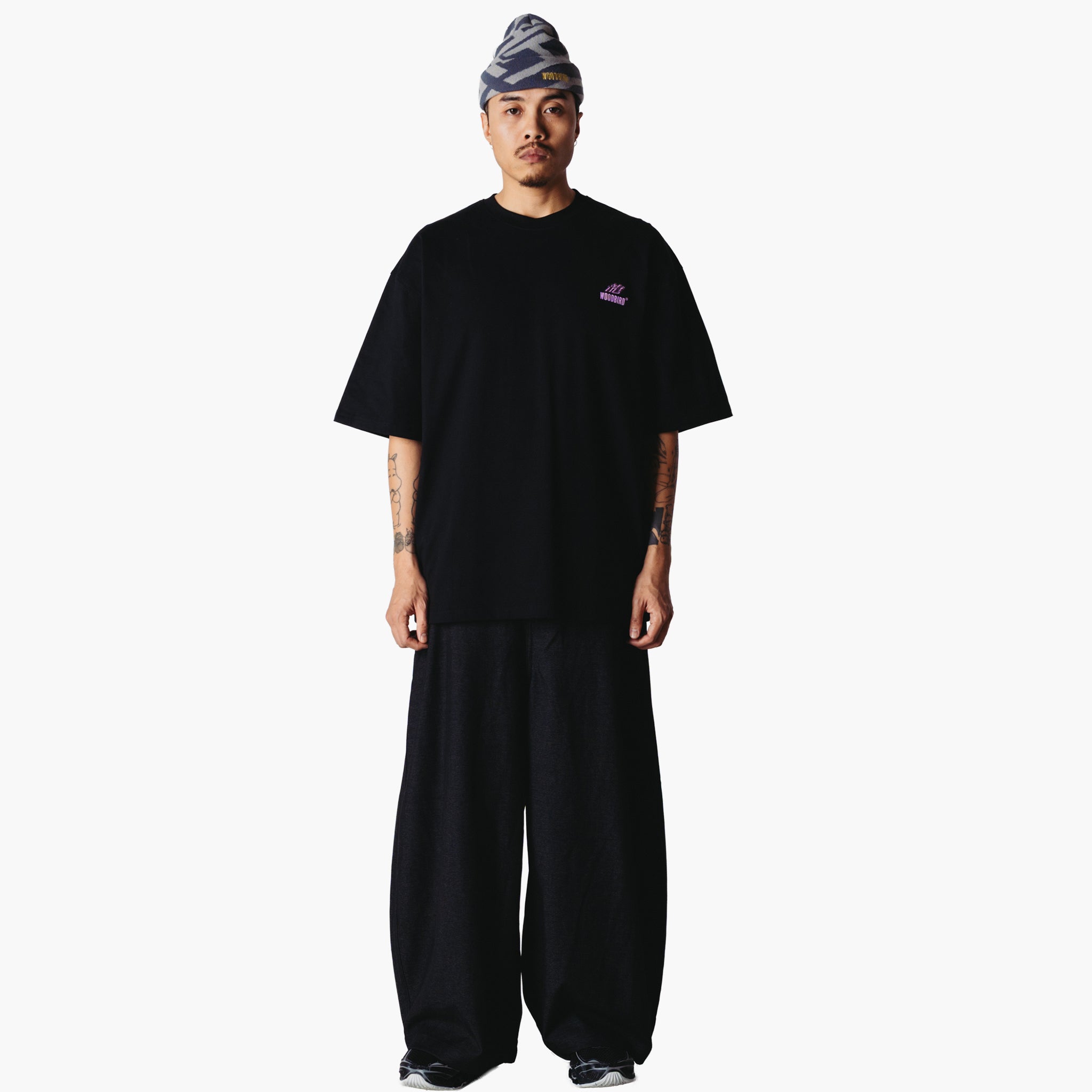 Woodbird WBBeam Action T-Shirt - Black