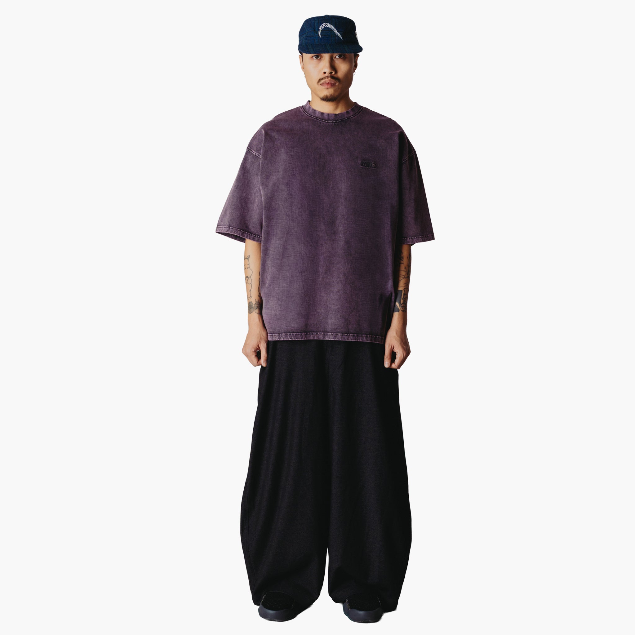 Woodbird WBBeam Tinted Tee - Dusty Violet