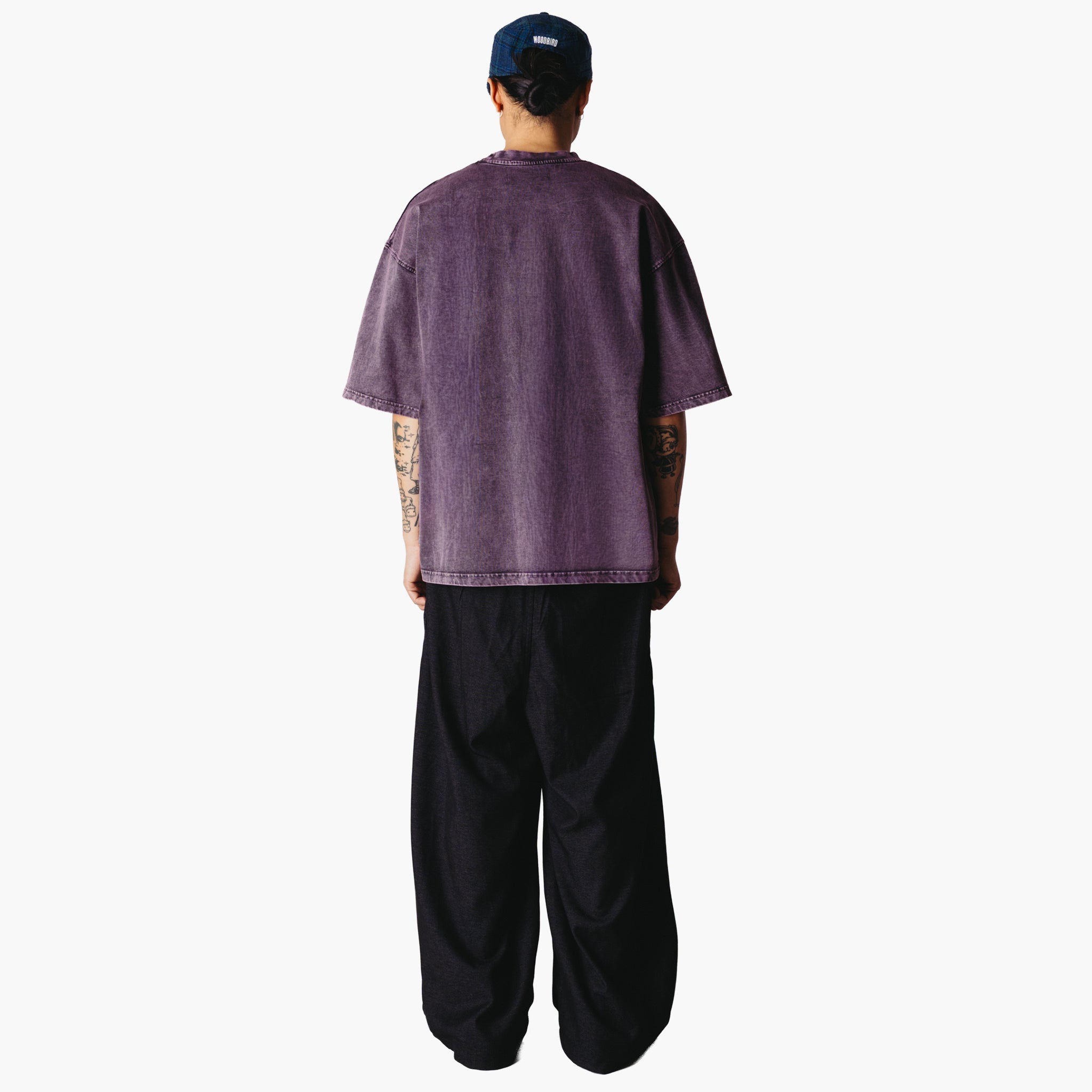 Woodbird WBBeam Tinted Tee - Dusty Violet