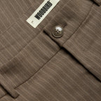 Woodbird WBBin HB Stripe Pants - Dark Olive