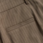 Woodbird WBBin HB Stripe Pants - Dark Olive