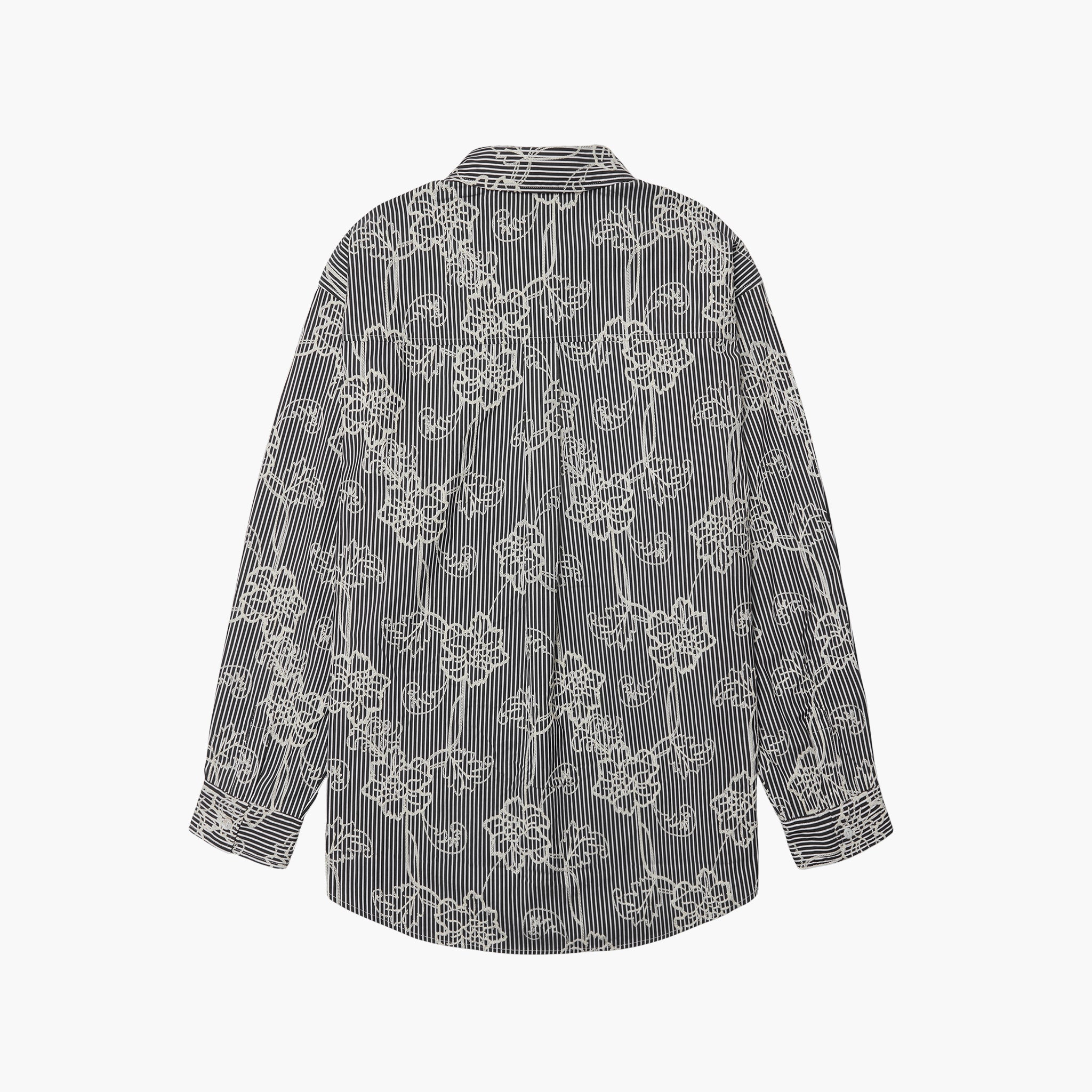 Woodbird WBBrooks EMB Shirt - Black White