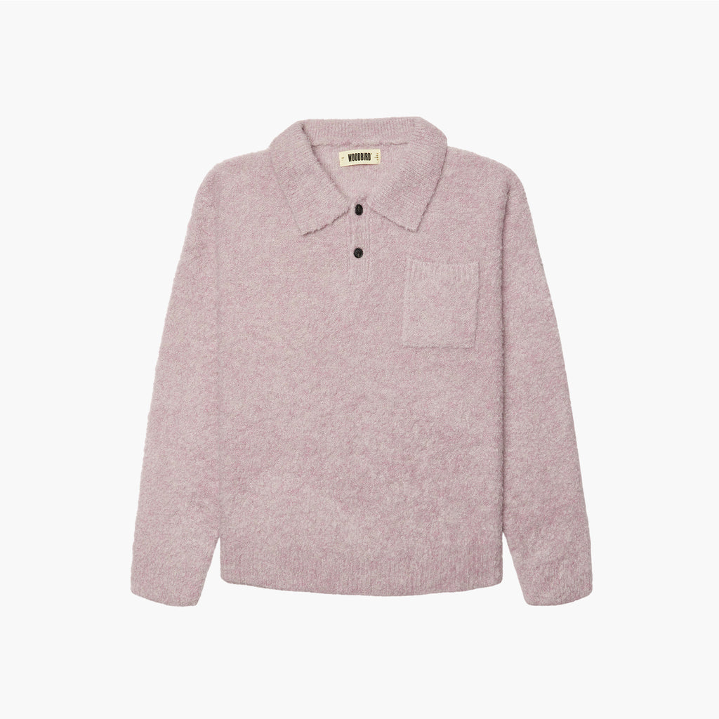 Woodbird WBDom Loop Polo - Dusty Violet