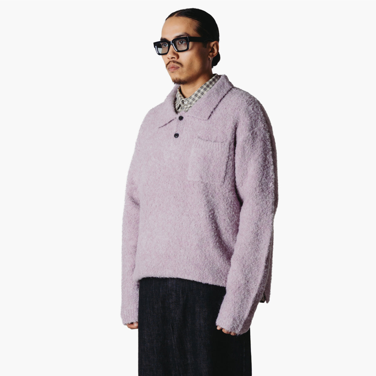 Woodbird WBDom Loop Polo - Dusty Violet