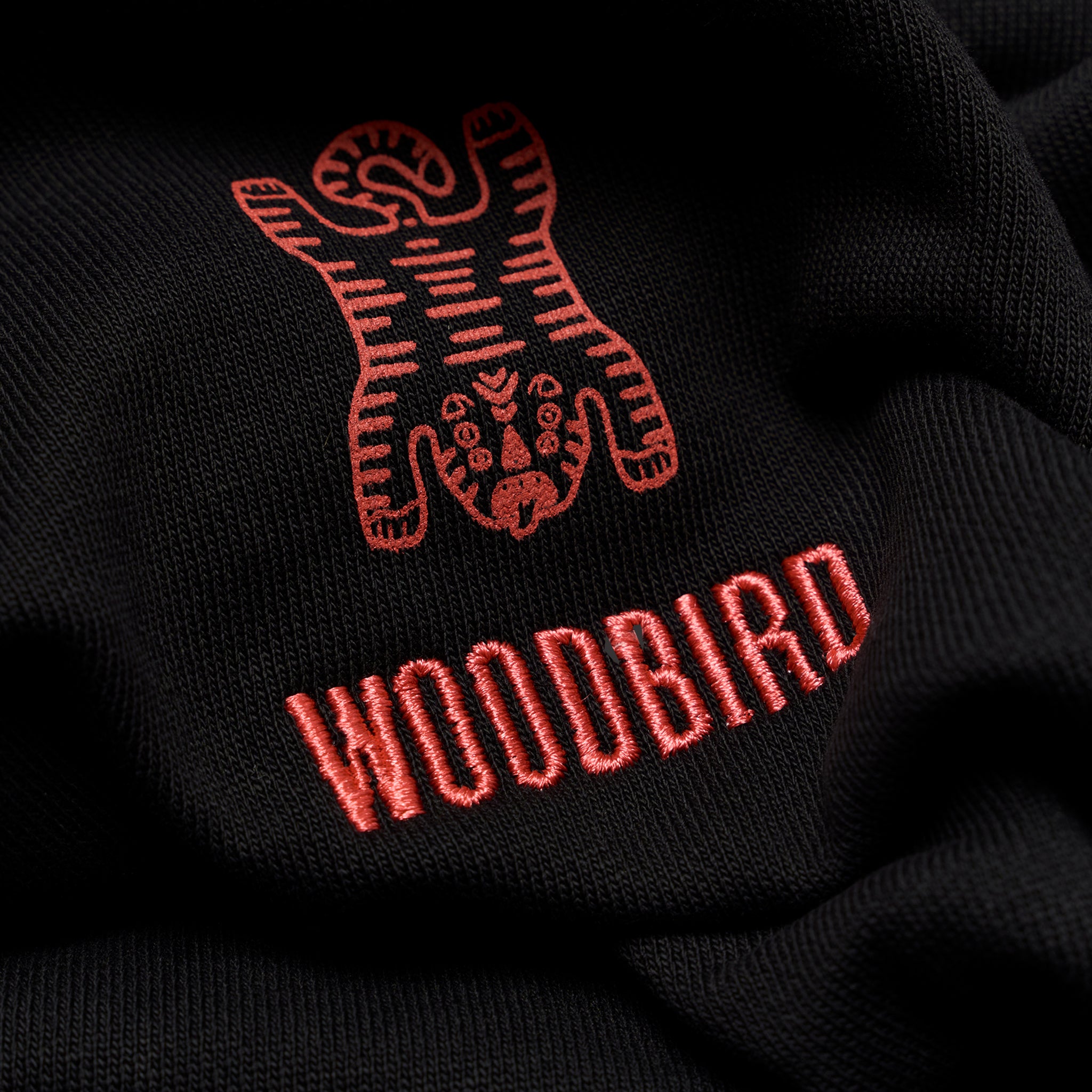 Woodbird WBDuke Tiger Crew - Black