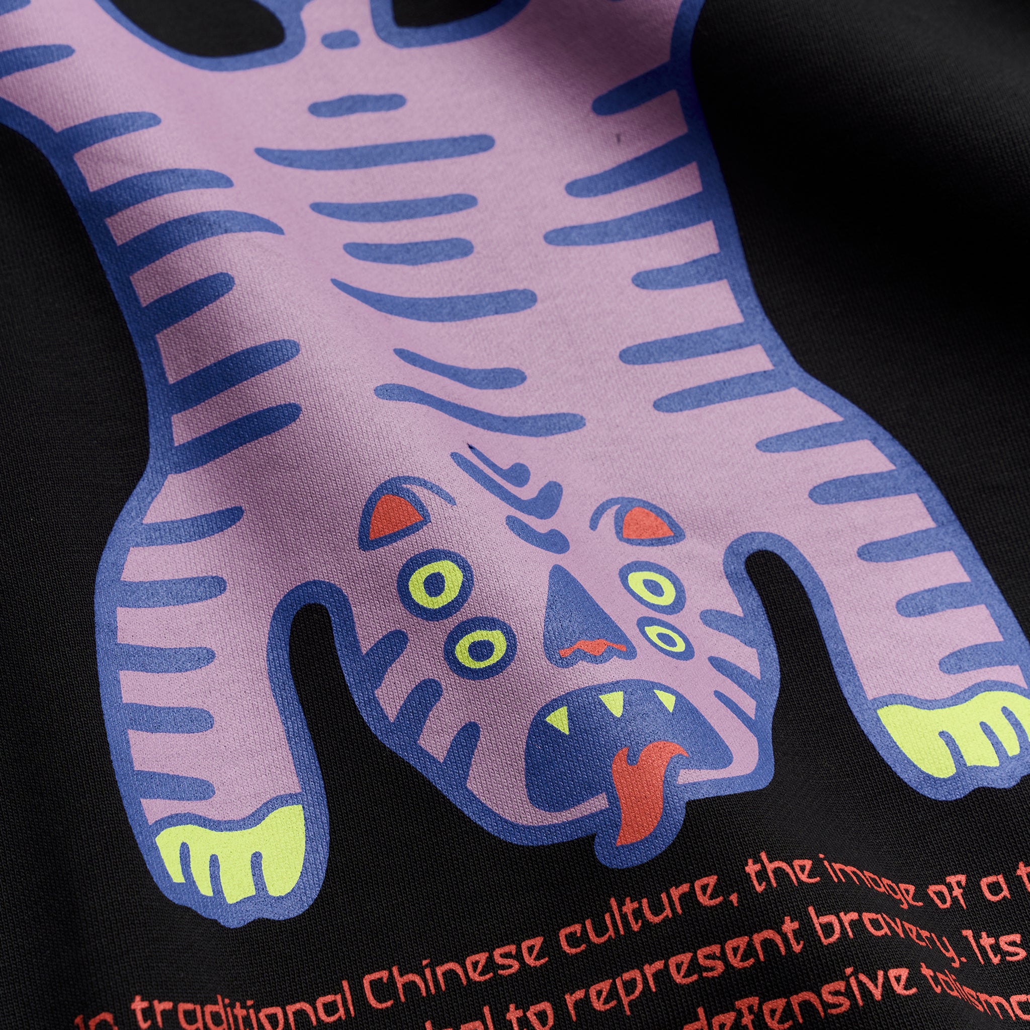 Woodbird WBDuke Tiger Crew - Black