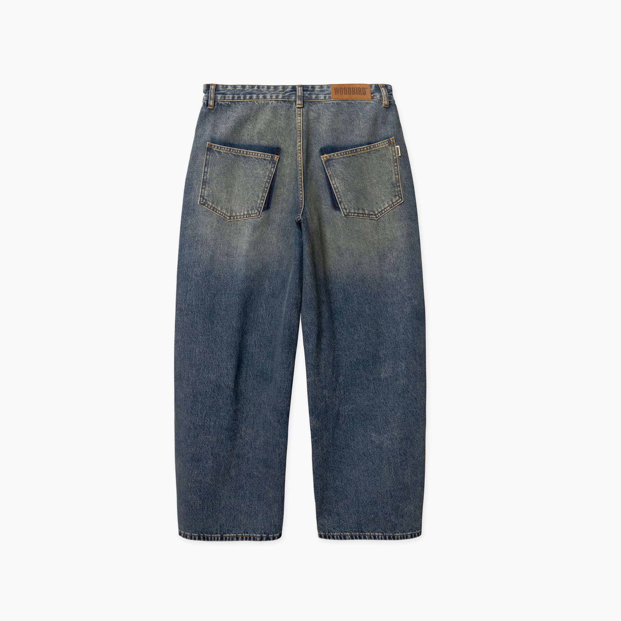 Woodbird WBGhat Twisted Jeans - Blue Vintage