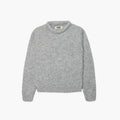 Woodbird WBHua Fluffy Crew - Grey Melange