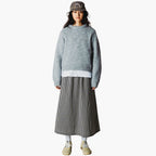 Woodbird WBHua Fluffy Crew - Grey Melange