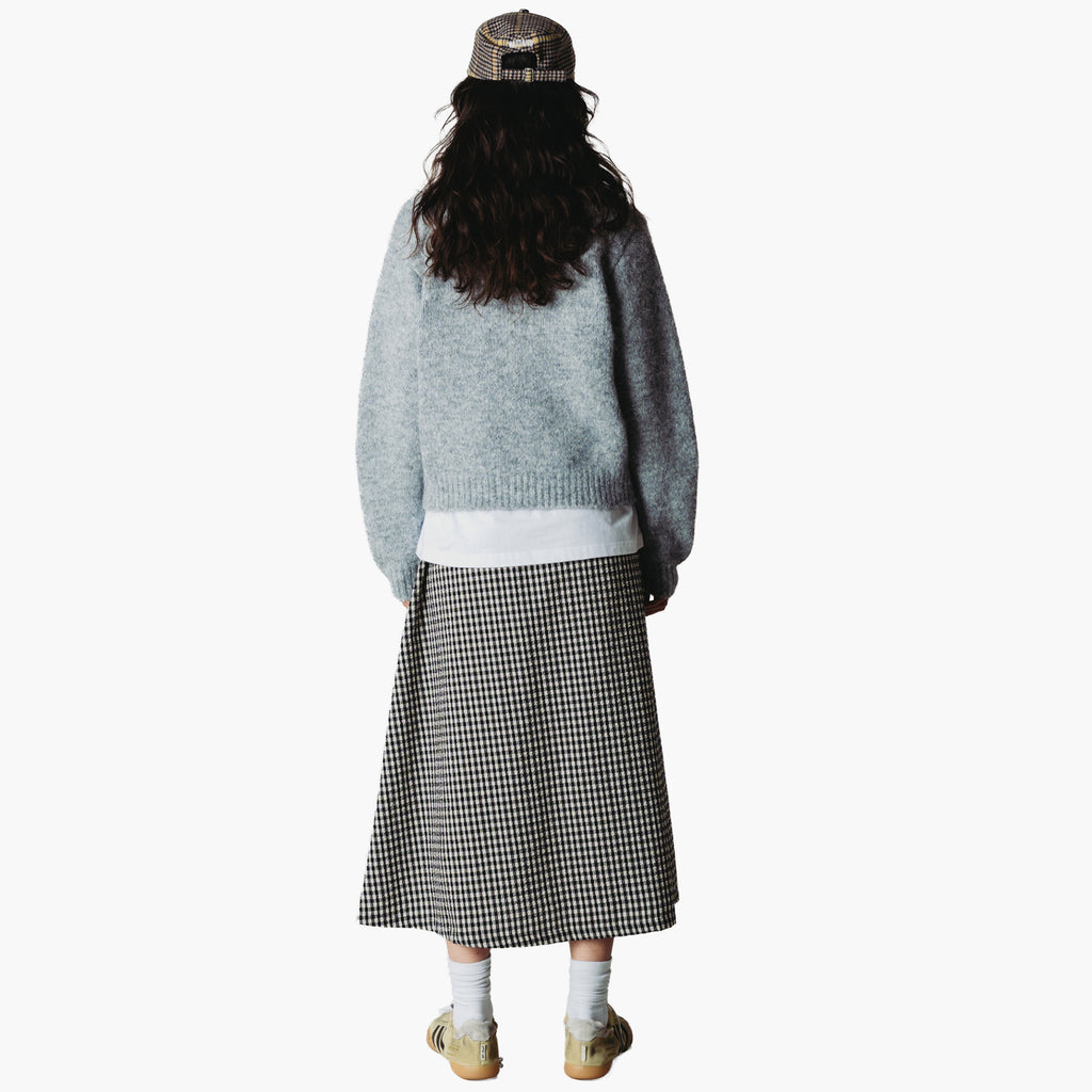 Woodbird WBHua Fluffy Crew - Grey Melange