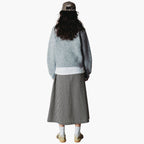 Woodbird WBHua Fluffy Crew - Grey Melange