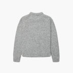 Woodbird WBHua Fluffy Crew - Grey Melange