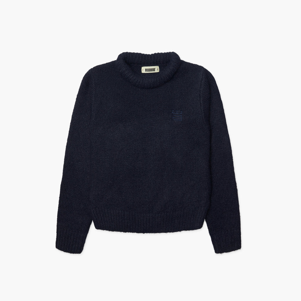 Woodbird WBHua Fluffy Crew - Navy