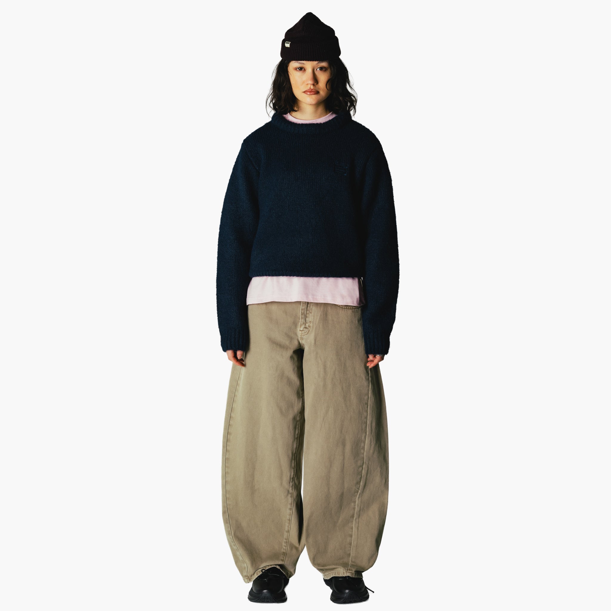 Woodbird WBHua Fluffy Crew - Navy