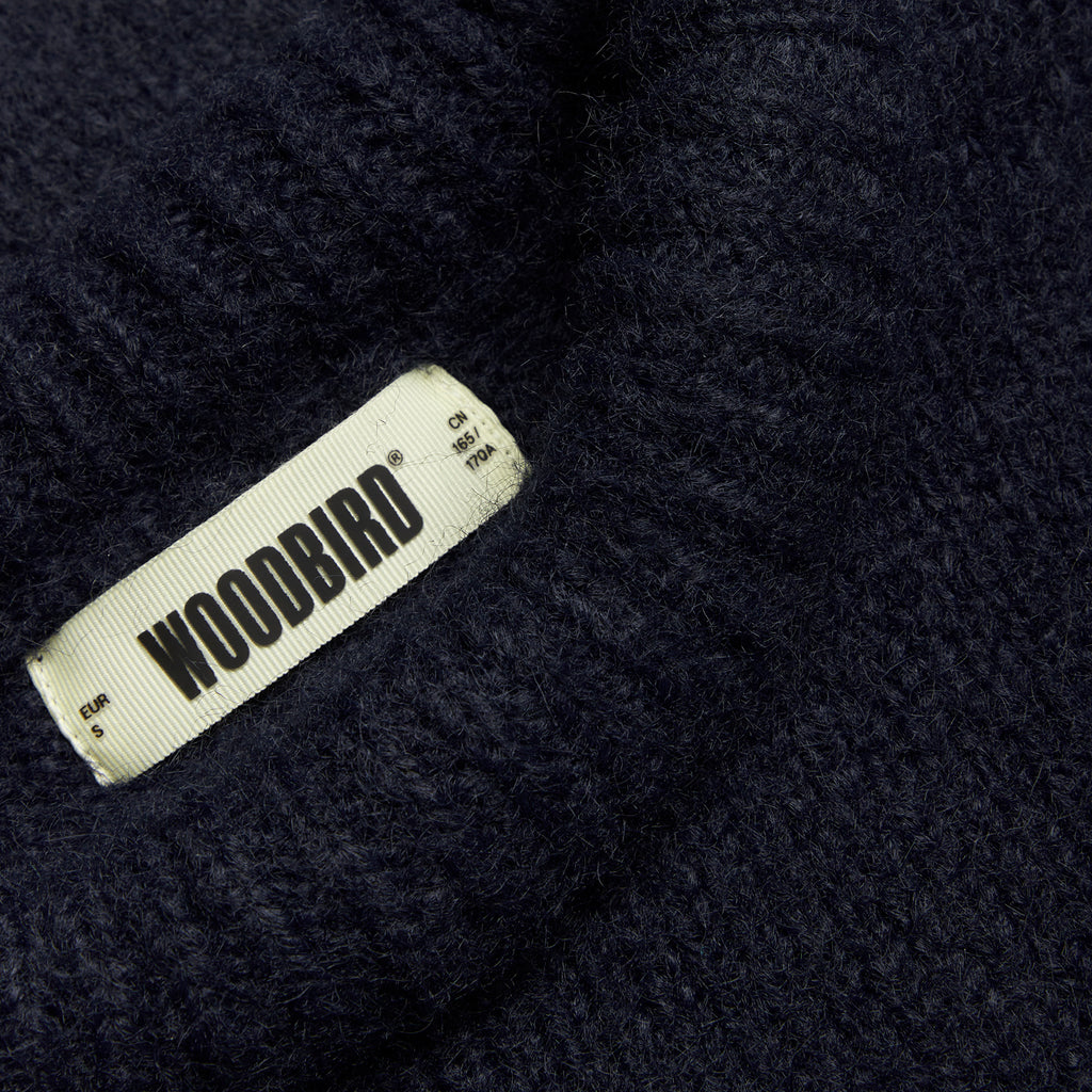 Woodbird WBHua Fluffy Crew - Navy