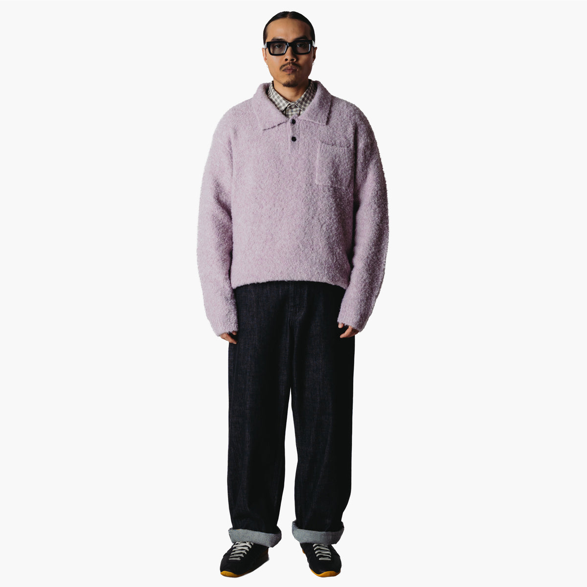 Woodbird WBDom Loop Crew - Dusty Violet