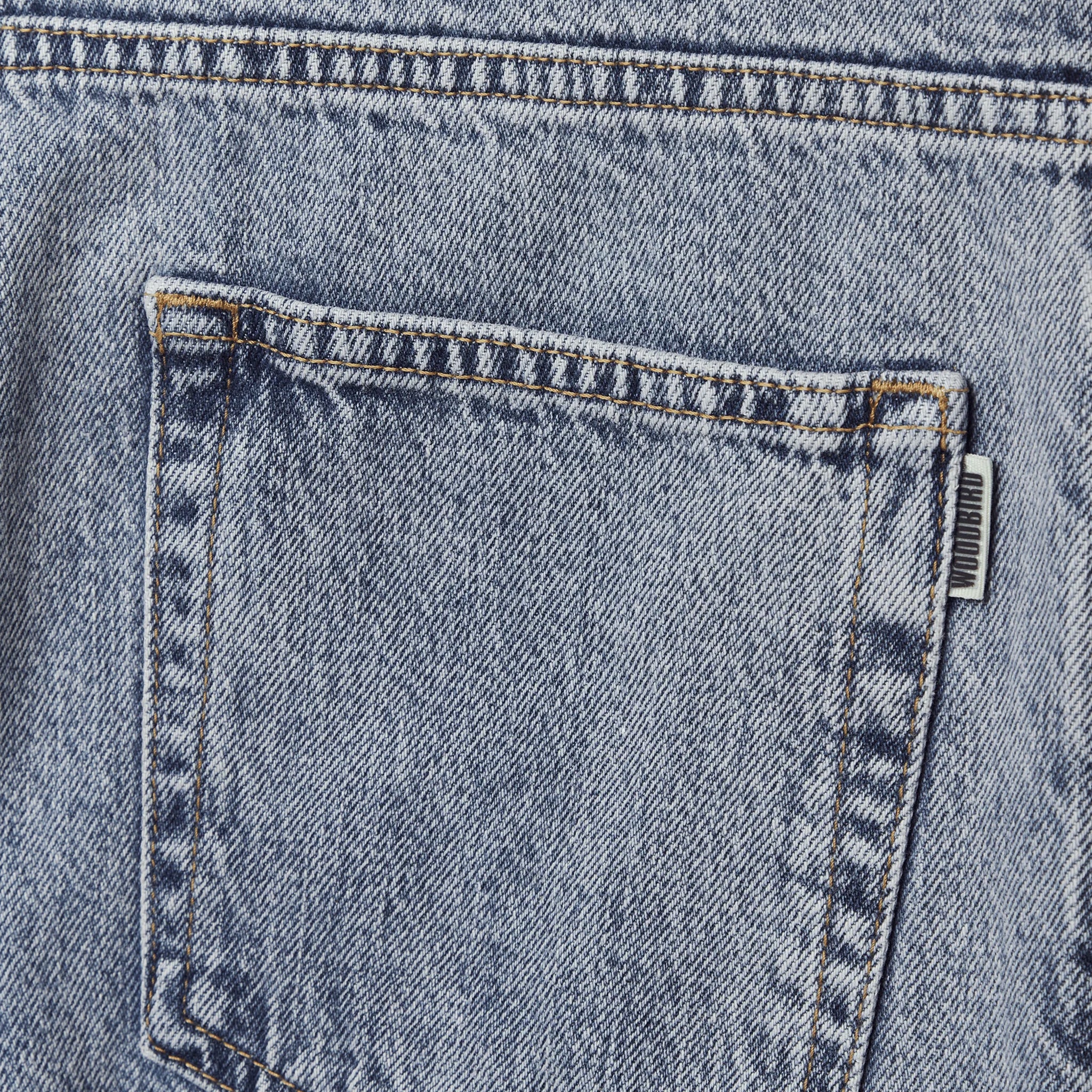 Woodbird WBLeroy Doone Jeans - Washed Blue