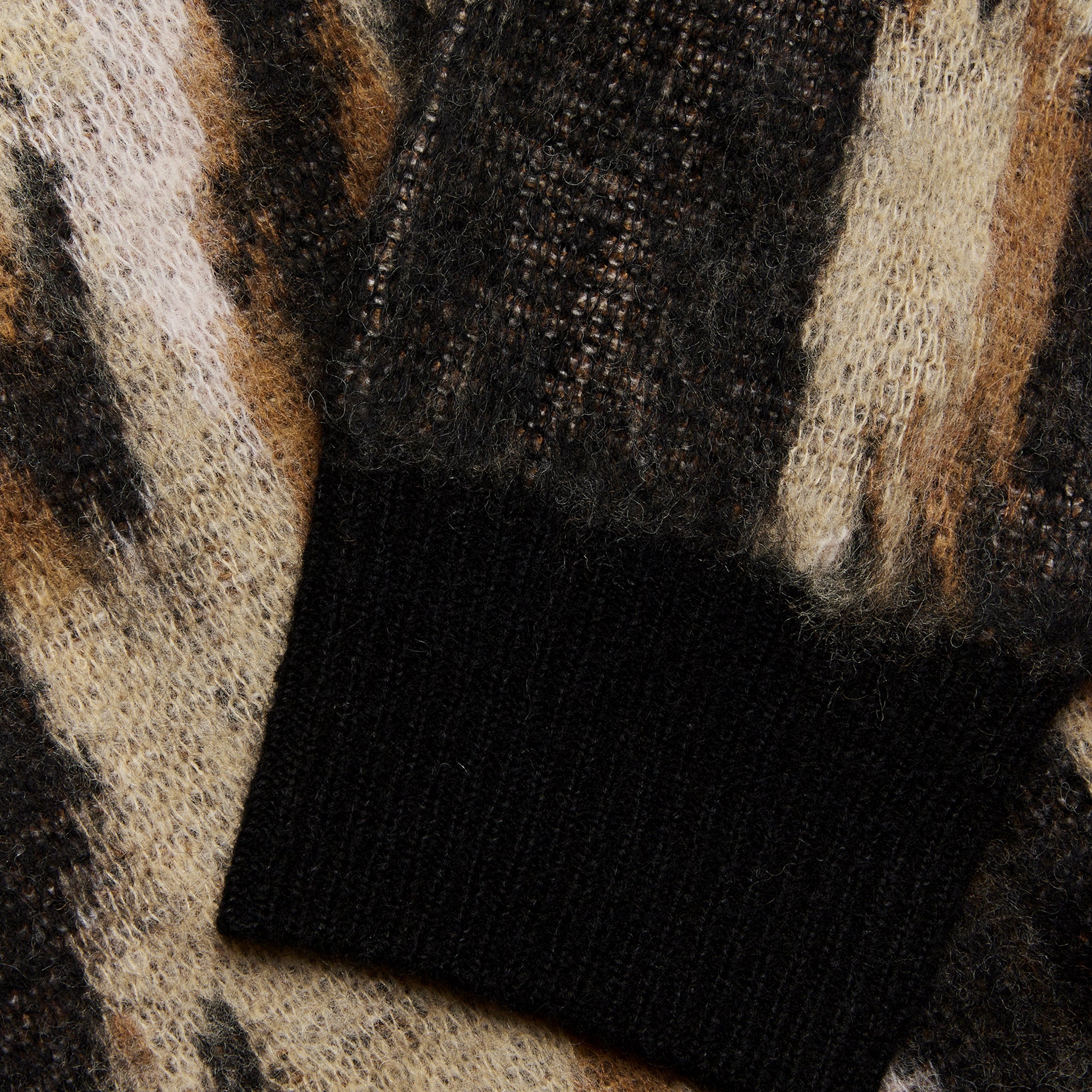 Woodbird WBOni Multi Cardigan - Sand Black