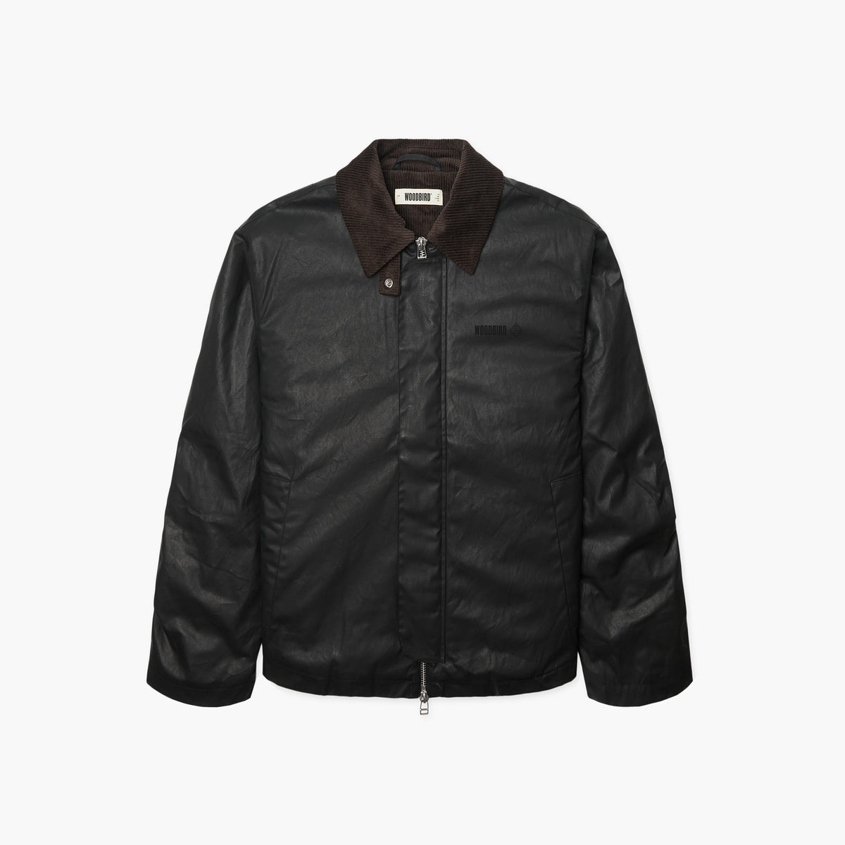 Woodbird WBPing Waxed Short Jacket - Black