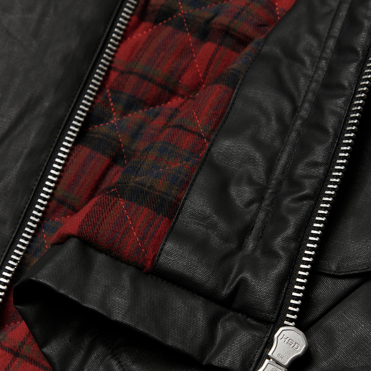 Woodbird WBPing Waxed Short Jacket - Black