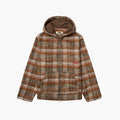 Woodbird WBSheng Zip Hoodie Jacket - Burnt Red / Sand