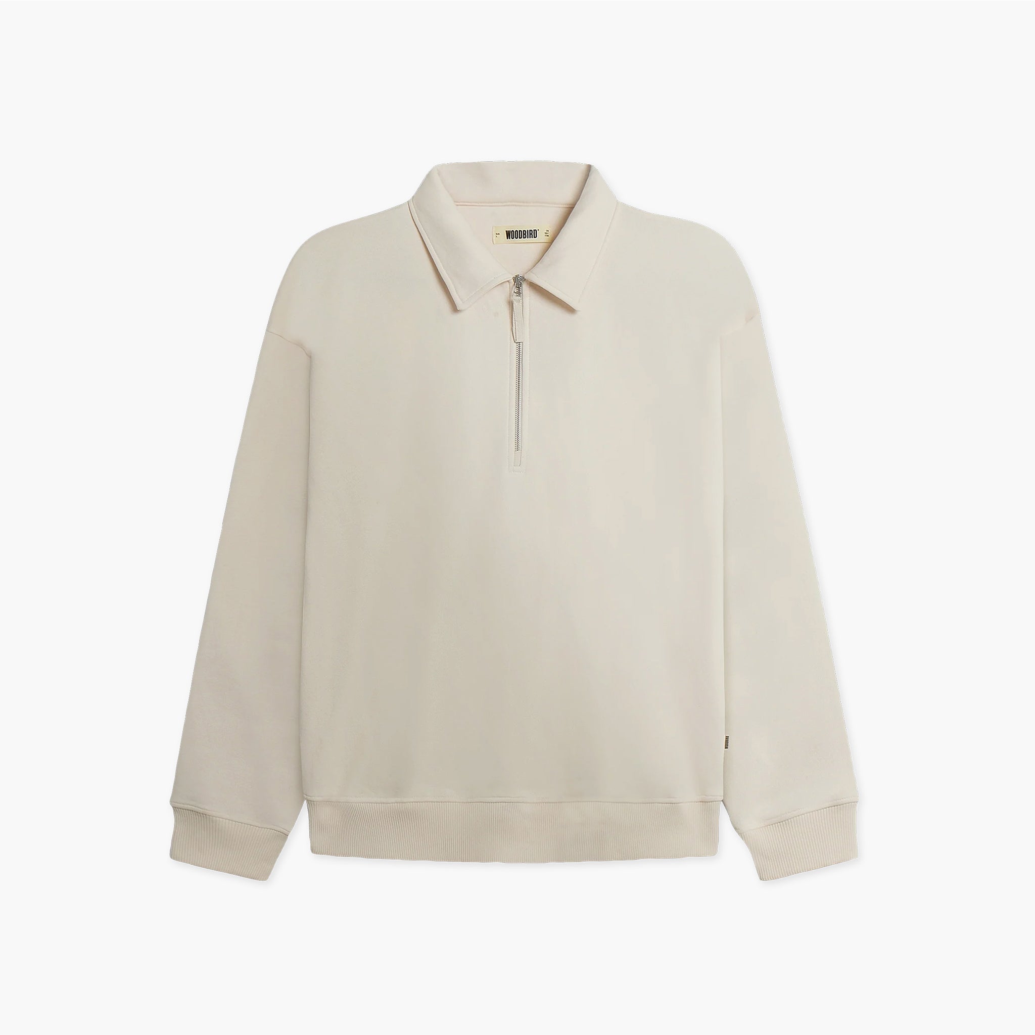 Woodbird WBTom Zip Polo - Off White