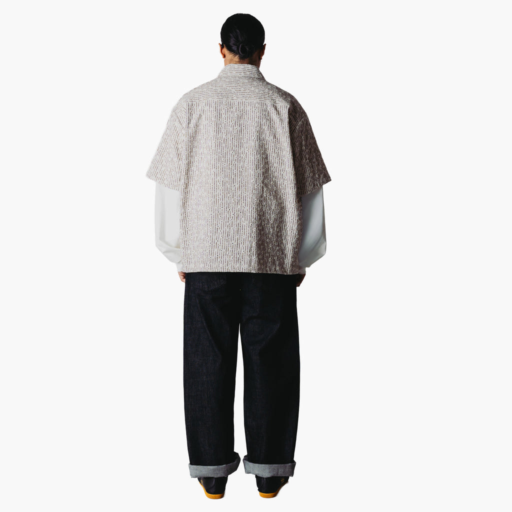 Woodbird WBWang J Sleeve Shirt - Off White