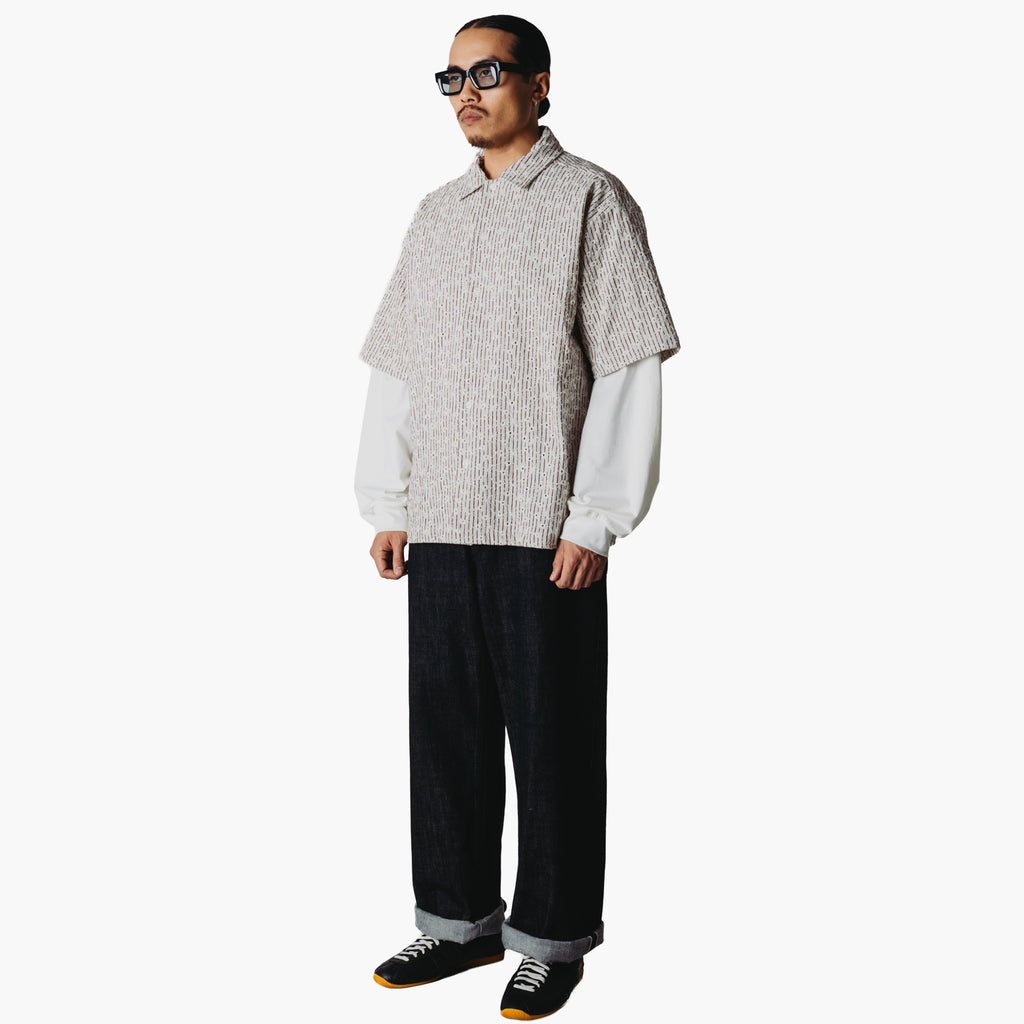 Woodbird WBWang J Sleeve Shirt - Off White