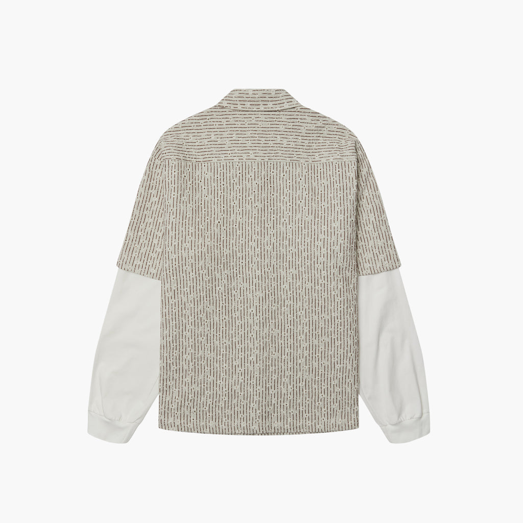 Woodbird WBWang J Sleeve Shirt - Off White