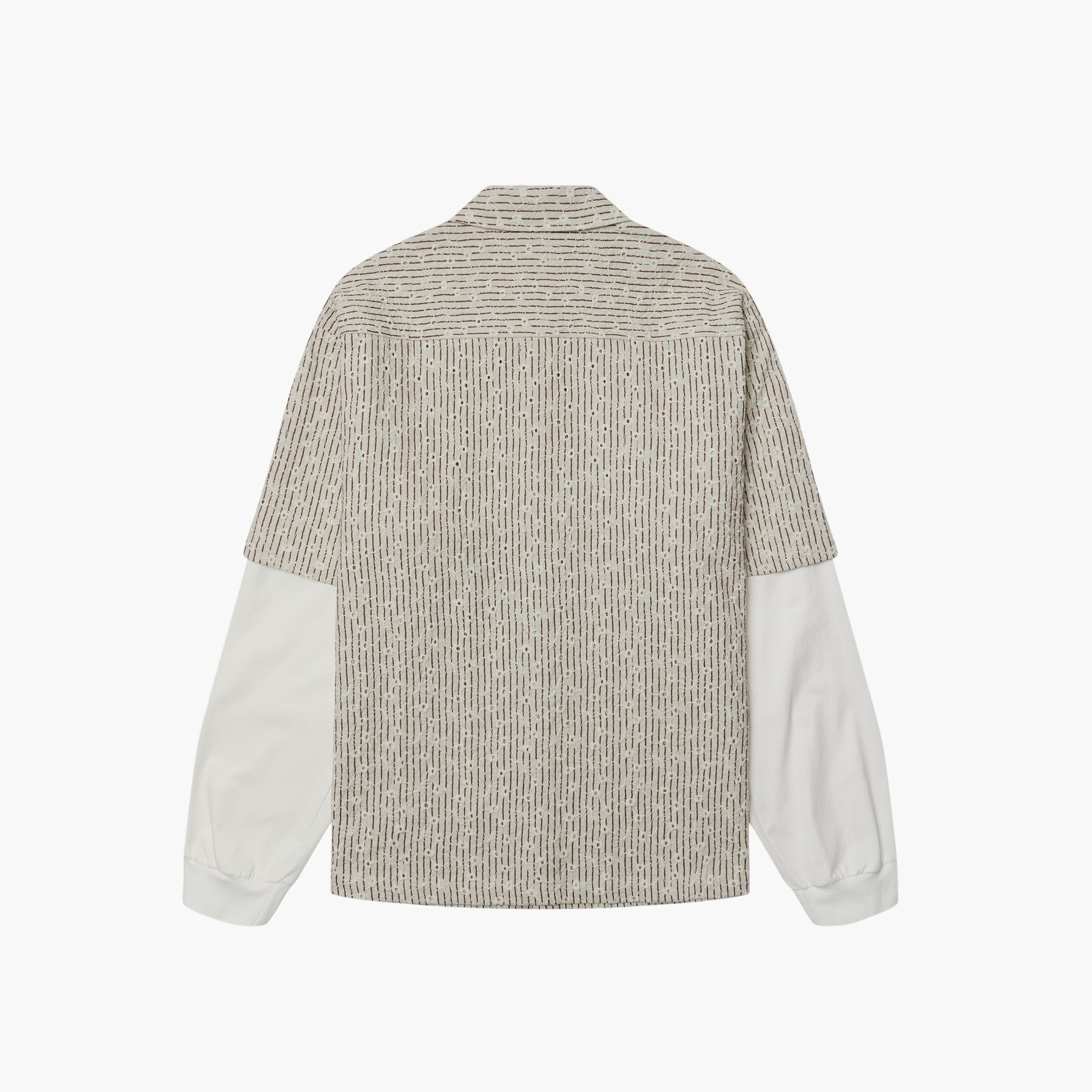 Woodbird WBWang J Sleeve Shirt - Off White