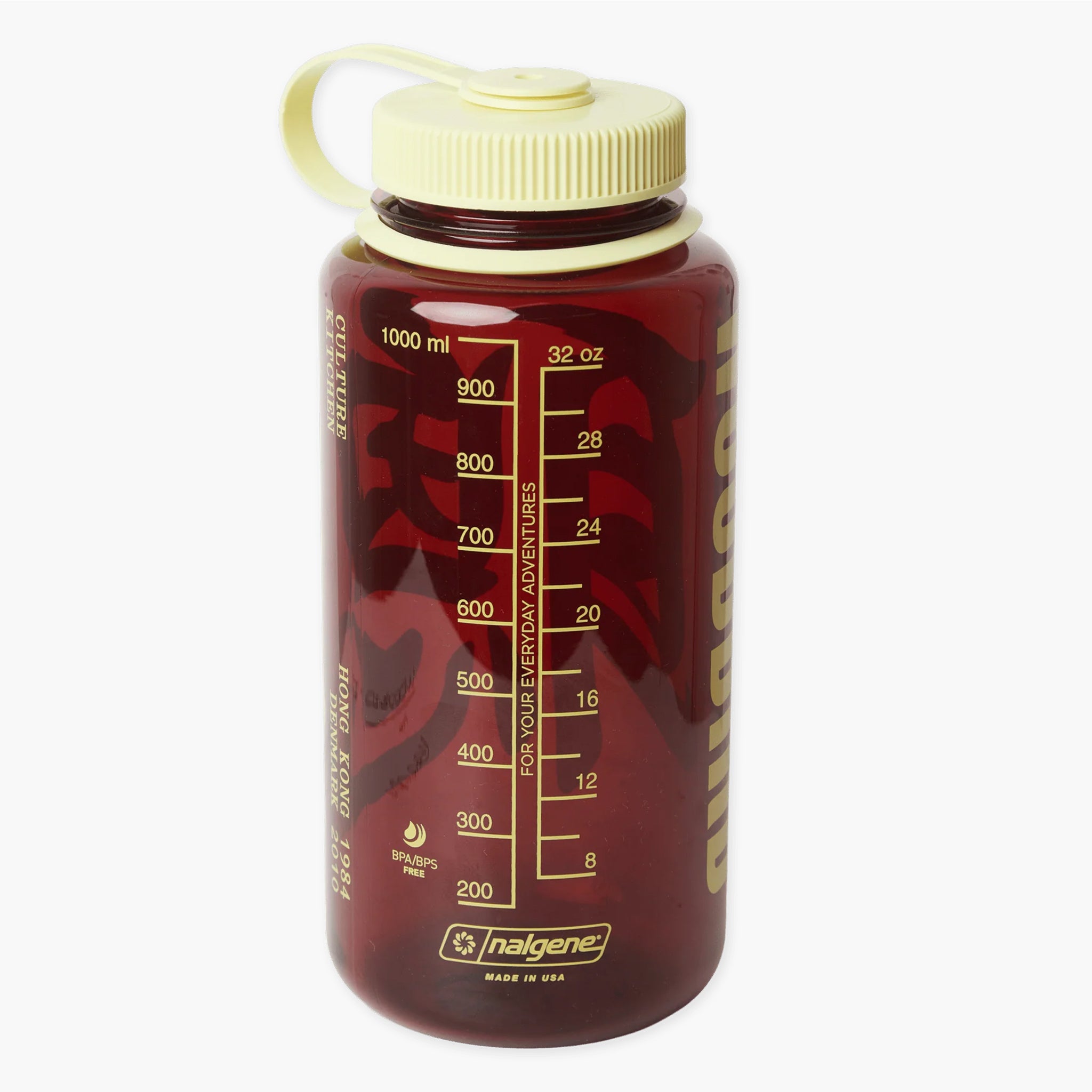 Woodbird WBWater 1L Wide High Bottle - Dark Red