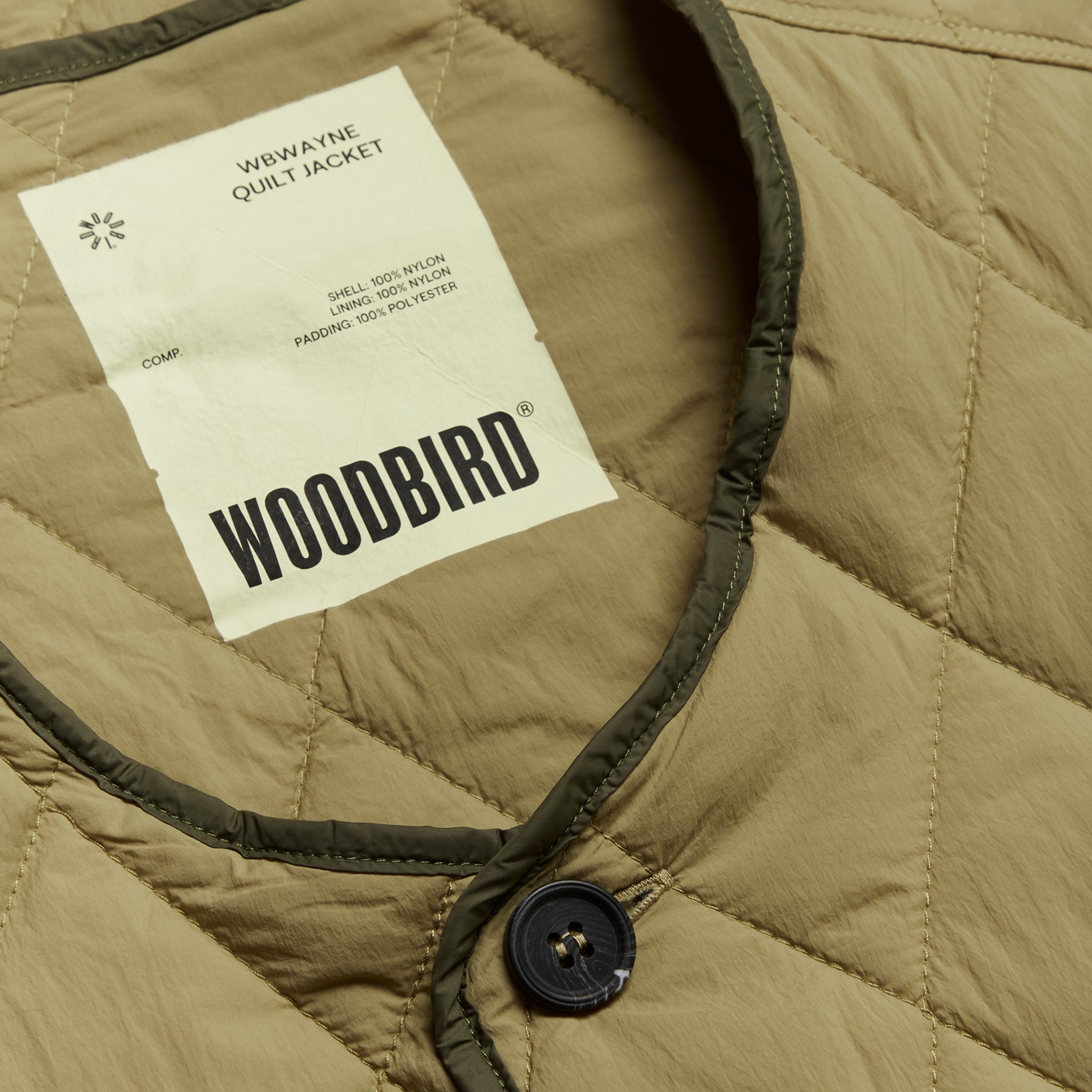 Woodbird WBWayne Quilt Jacket - Khaki