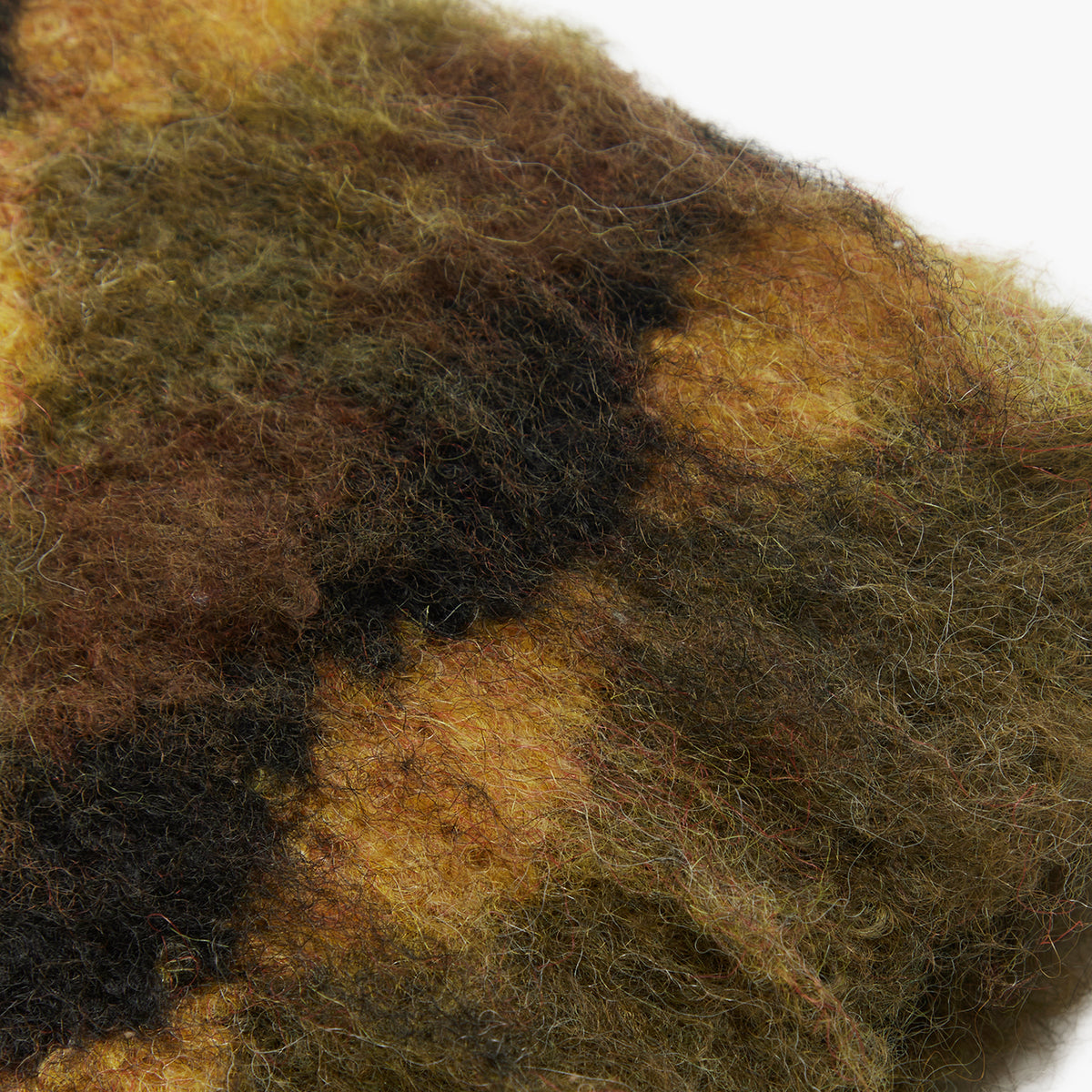 Woodbird WBYan Check Hairy Beanie - Black