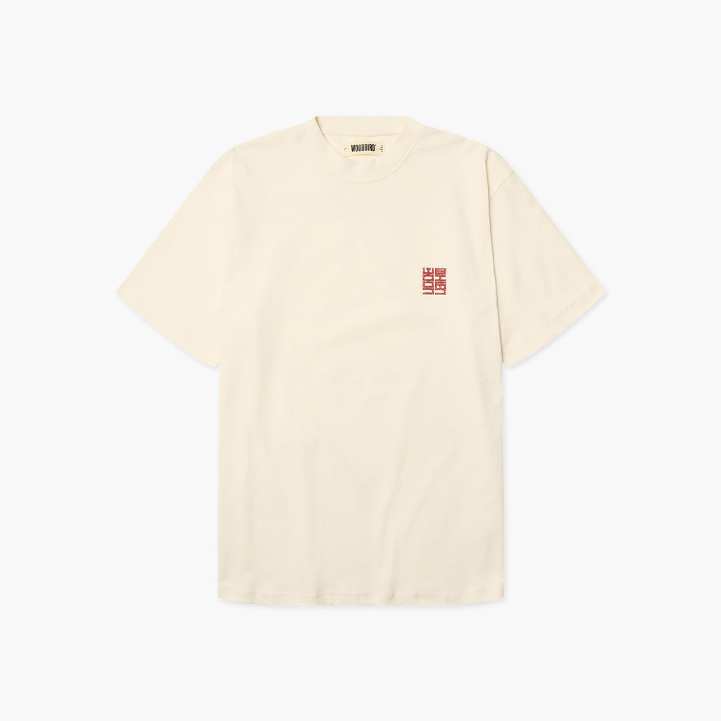 Woodbird WBBaine Nopa T-Shirt Off White