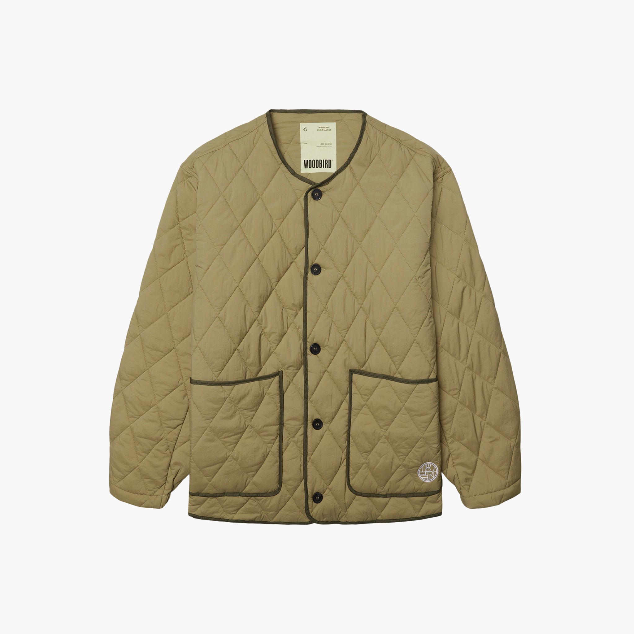 Woodbird WBWayne Quilt Jacket - Khaki