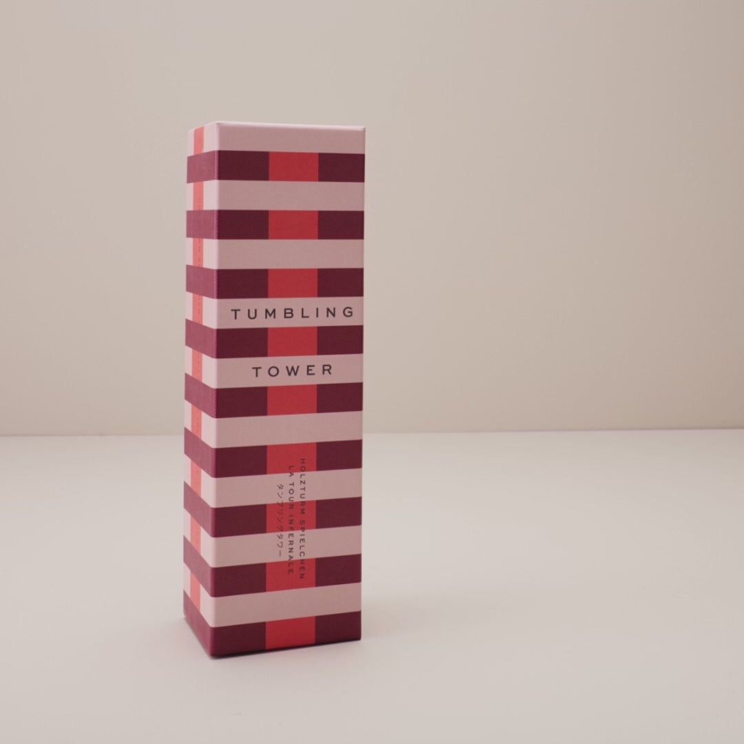 Printworks Tumbling Tower - Pink Red