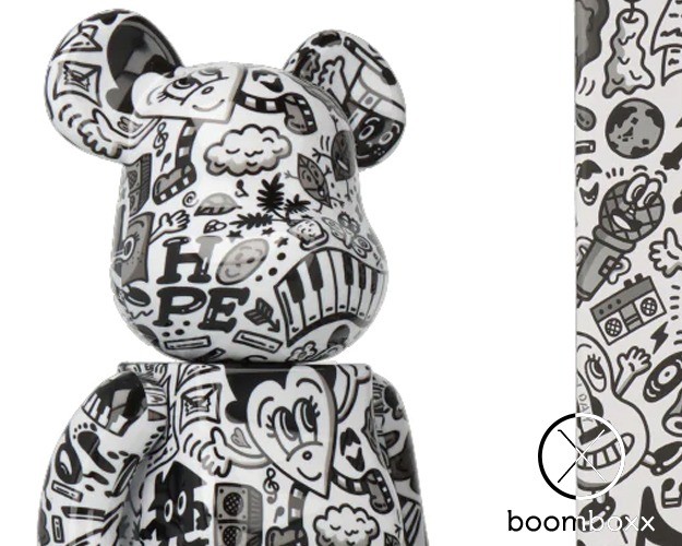 Be@rbrick Chocomoo 400% & 100% - BEARBRICK MEDICOM TOY - Boomboxx